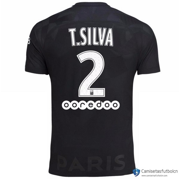 Camiseta Paris Saint Germain Tercera equipo T.Silva 2017-18